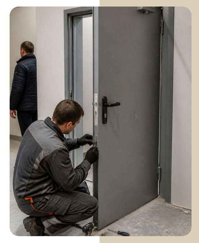 Ремонт противопожарной двери в Энгельсе по цене 6928 р. | ДвериЛегко-Энг